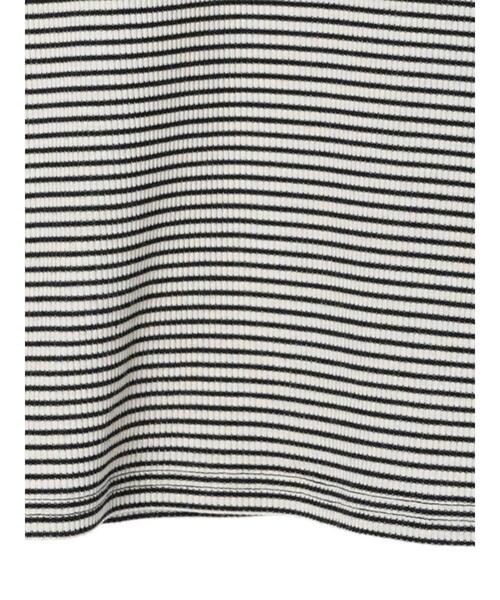 Green　Parks（グリーンパークス）の「ボーダーパワーショルダープルオーバー（Tシャツ/カットソー・レディース・アイボリー/ミント・FREE）」の19枚目の写真