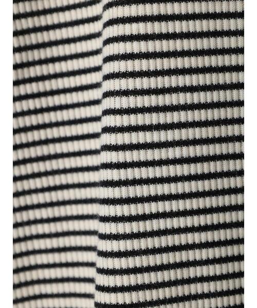 Green　Parks（グリーンパークス）の「ボーダーパワーショルダープルオーバー（Tシャツ/カットソー・レディース・アイボリー/ミント・FREE）」の22枚目の写真