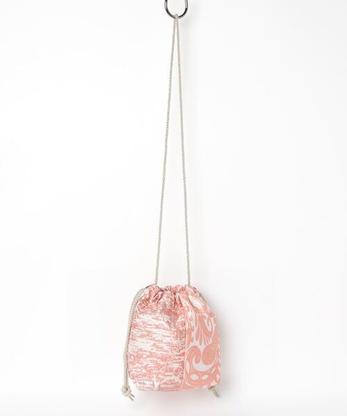 FUNALIVE(ファンアライブ)の「dignity closet キューティパイミニ巾着バッグ/Cutie Pie Bag(ショルダーバッグ・メンズ・ベージュ/サックスブルー/ピンク・FREE)」の5枚目の写真