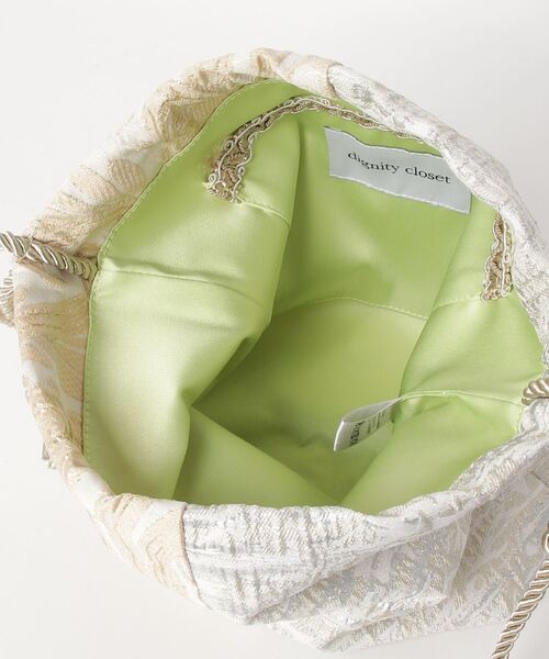 FUNALIVE(ファンアライブ)の「dignity closet キューティパイミニ巾着バッグ/Cutie Pie Bag(ショルダーバッグ・メンズ・ベージュ/サックスブルー/ピンク・FREE)」の6枚目の写真