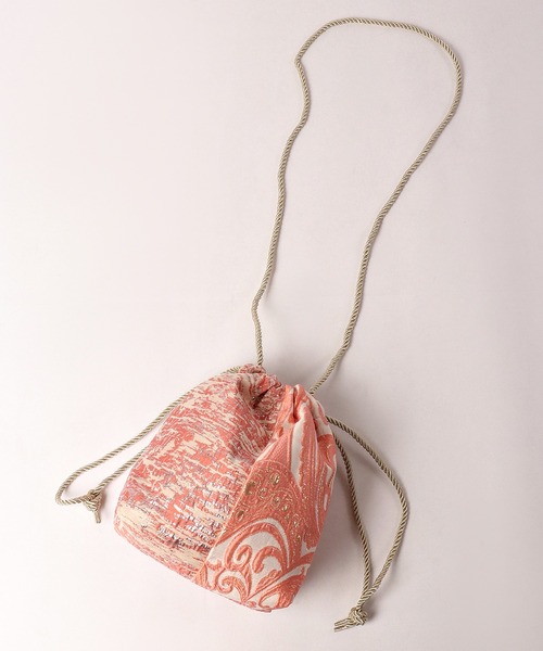 FUNALIVE(ファンアライブ)の「dignity closet キューティパイミニ巾着バッグ/Cutie Pie Bag(ショルダーバッグ・メンズ・ベージュ/サックスブルー/ピンク・FREE)」の15枚目の写真