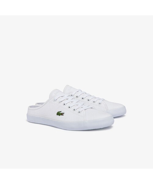 LACOSTE（ラコステ）の「ウィメンズ ZIANE MULE 0722 1（スニーカー・レディース・ホワイト/ブラック×ホワイト・22.5cm/23.0cm/23.5cm/24.0cm/24.5cm）」の3枚目の写真