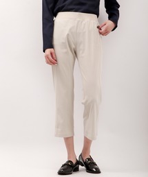 BRODIAEA ひんやり スリット入り ストレートパンツ （吸放湿+UVカット＋接触冷感）