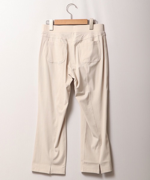 BRODIAEA(ブローディア)の「BRODIAEA ひんやり スリット入り ストレートパンツ (吸放湿+UVカット+接触冷感)(その他パンツ・レディース・ブラック/サンドベージュ/シルバーグレー/オフホワイト・42/40)」の9枚目の写真