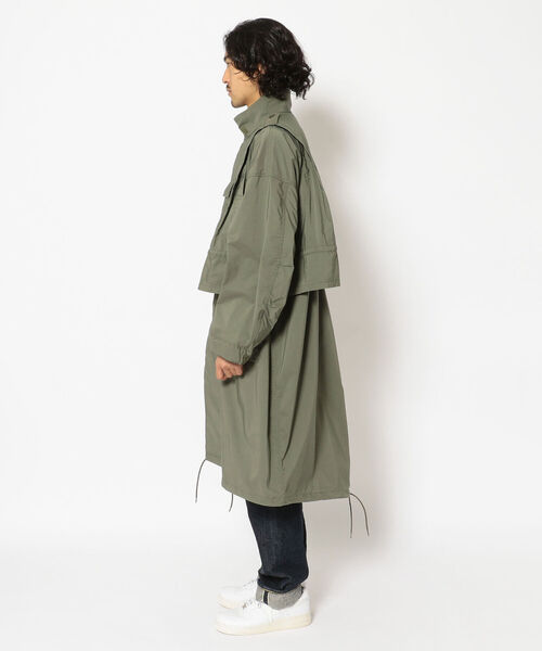 F/CE. （エフシーイー）の「F/CE./エフ シーイー　LAYERED M-65 FIELD COAT　レイヤードM-65フィールドコート　FPU08221U0001（ステンカラーコート・メンズ・オリーブ・MEDIUM）」の7枚目の写真