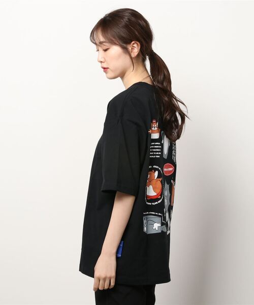 B ONE SOUL（ビーワンソウル）の「【WEB限定】[SEQUENCE BY B-ONE-SOUL/シークエンス] トムとジェリー FUNNY COLLAGE バックプリントTシャツ（Tシャツ/カットソー・レディース・ブラック/ホワイト/グリーン・XL/L/M）」の18枚目の写真