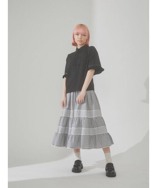 merry jenny（メリージェニー）の「フリルローファー（ローファー・レディース・アイボリー/ブラック・MEDIUM/LARGE）」の14枚目の写真