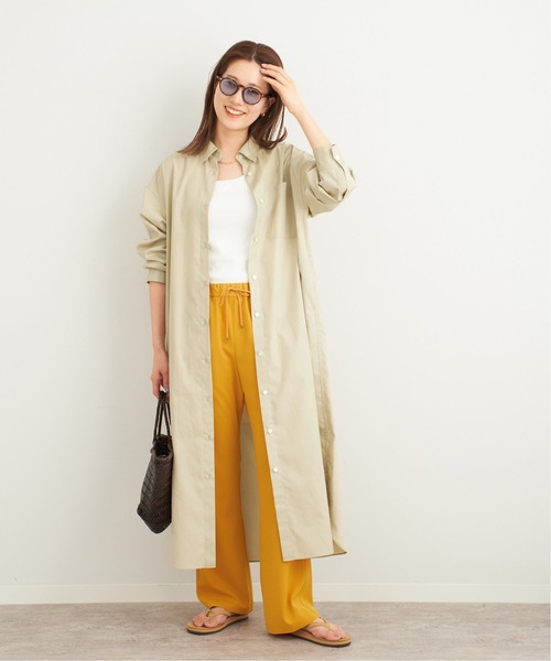 FRAMeWORK（フレームワーク）の「イージーケア シャツワンピース◆（シャツワンピース・レディース・ブラック/モカ/ブルー系その他・FREE）」の7枚目の写真