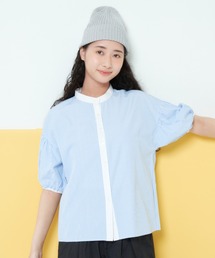 MERLOT | クレリックストライプシャツ(シャツ/ブラウス)