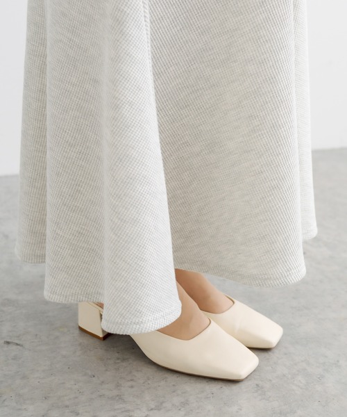 PUAL CE CIN（ピュアルセシン）の「【WEB限定】ペプラムマキシ半袖ワンピース（ワンピース・レディース・チャコールグレー/ブラック/オートミール・FREE）」の12枚目の写真