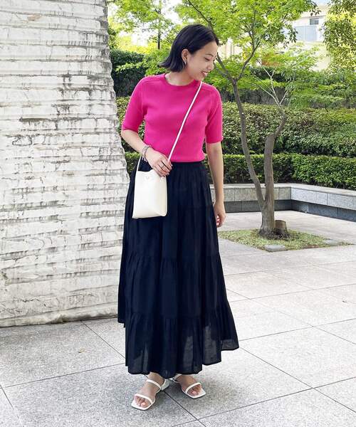 OPAQUE.CLIP（オペークドットクリップ）の「◆軽量シュリンクミニショルダー（ショルダーバッグ・レディース・ブラック/ダークグリーン/オフホワイト・00）」の8枚目の写真