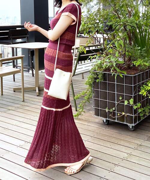 OPAQUE.CLIP（オペークドットクリップ）の「◆軽量シュリンクミニショルダー（ショルダーバッグ・レディース・ブラック/ダークグリーン/オフホワイト・00）」の10枚目の写真