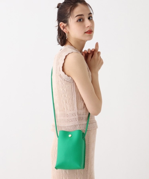 OPAQUE.CLIP（オペークドットクリップ）の「◆軽量シュリンクミニショルダー（ショルダーバッグ・レディース・ブラック/ダークグリーン/オフホワイト・00）」の18枚目の写真