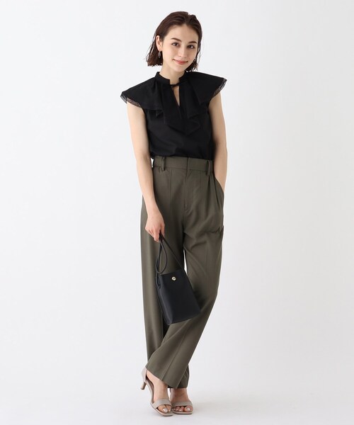 OPAQUE.CLIP（オペークドットクリップ）の「◆軽量シュリンクミニショルダー（ショルダーバッグ・レディース・ブラック/ダークグリーン/オフホワイト・00）」の20枚目の写真