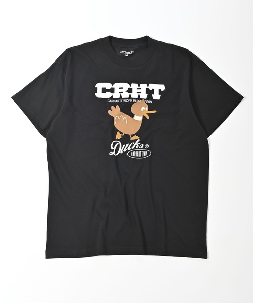 Carhartt WIP(カーハートダブリューアイピー)の「Carhartt WIP(カーハート ワークインプログレス) ダックス 半袖Tシャツ(Tシャツ/カットソー・メンズ・ホワイト/ブラック・M/L/XL)」の13枚目の写真