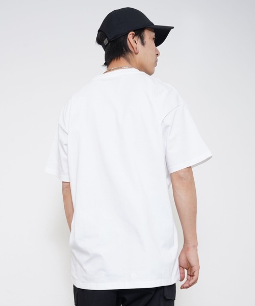 Carhartt WIP(カーハートダブリューアイピー)の「Carhartt WIP(カーハート ワークインプログレス) ダックス 半袖Tシャツ(Tシャツ/カットソー・メンズ・ホワイト/ブラック・M/L/XL)」の6枚目の写真
