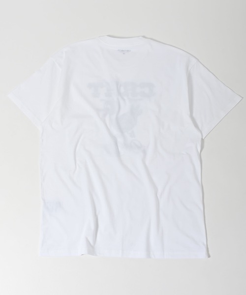 Carhartt WIP(カーハートダブリューアイピー)の「Carhartt WIP(カーハート ワークインプログレス) ダックス 半袖Tシャツ(Tシャツ/カットソー・メンズ・ホワイト/ブラック・M/L/XL)」の8枚目の写真