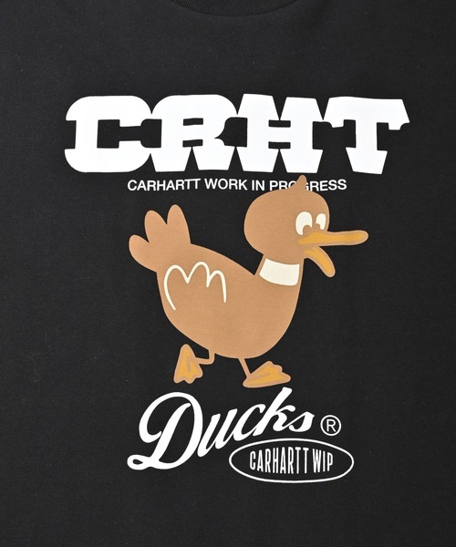 Carhartt WIP(カーハートダブリューアイピー)の「Carhartt WIP(カーハート ワークインプログレス) ダックス 半袖Tシャツ(Tシャツ/カットソー・メンズ・ホワイト/ブラック・M/L/XL)」の16枚目の写真