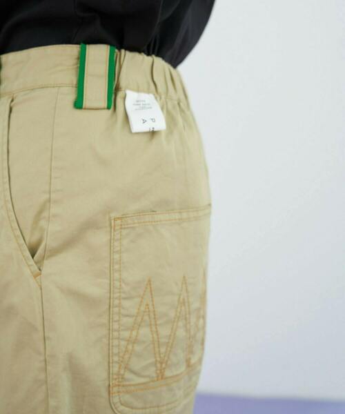 FRAPBOIS（フラボア）の「ハーフパンツ（その他パンツ・レディース・ネイビー/ベージュ・1/2）」の7枚目の写真