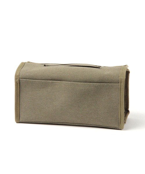 niko and...（ニコアンド）の「[OLD SMITH]ファブリックボックスティッシュケース（収納グッズ・レディース・ベージュ/カーキ・0）」の10枚目の写真