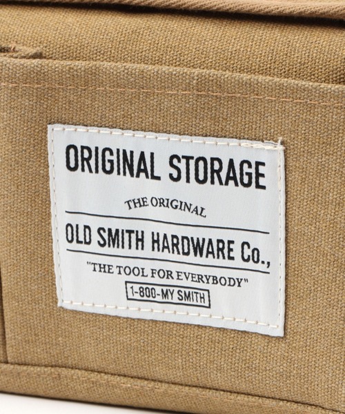 niko and...（ニコアンド）の「[OLD SMITH]ファブリックボックスティッシュケース（収納グッズ・レディース・ベージュ/カーキ・0）」の6枚目の写真