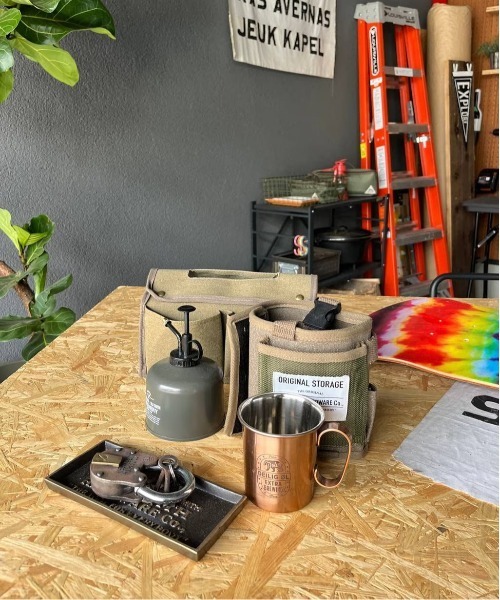 niko and...（ニコアンド）の「[OLD SMITH]ファブリックボックスティッシュケース（収納グッズ・レディース・ベージュ/カーキ・0）」の18枚目の写真