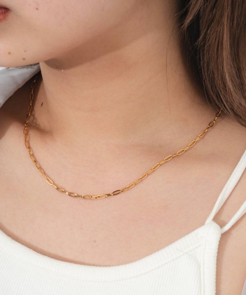 nemne store（ネンネストア）の「【accessory】チェーンネックレス（小）（ネックレス・レディース・シルバー/ゴールド・フリー）」の2枚目の写真