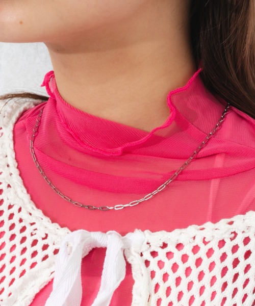nemne store（ネンネストア）の「【accessory】チェーンネックレス（小）（ネックレス・レディース・シルバー/ゴールド・フリー）」の3枚目の写真