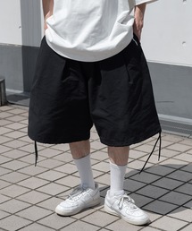 Perushu | サイドパイピングワイドハーフパンツ(その他パンツ)