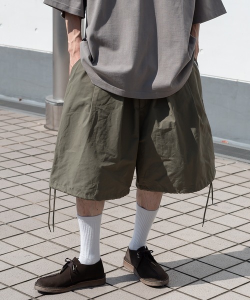 セール】サイドパイピングワイドハーフパンツ（その他パンツ