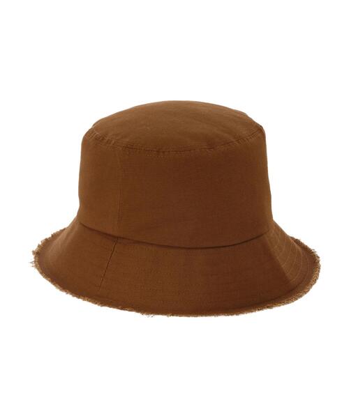 Green Parks(グリーンパークス)の「・ツイルフリンジハット(ハット・レディース・ブラック/ブラウン/アイボリー・FREE)」の5枚目の写真