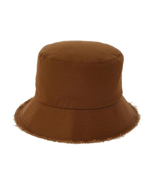 Green Parks(グリーンパークス)の「・ツイルフリンジハット(ハット・レディース・ブラック/ブラウン/アイボリー・FREE)」の16枚目の写真