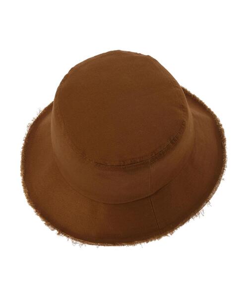 Green Parks(グリーンパークス)の「・ツイルフリンジハット(ハット・レディース・ブラック/ブラウン/アイボリー・FREE)」の14枚目の写真