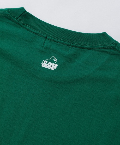 XLARGE(エクストララージ)の「MINI STANDARD LOGO L/S POCKET TEE(Tシャツ/カットソー・メンズ・ホワイト/グリーン/パープル/ブラック・XL/S/L/M)」の5枚目の写真
