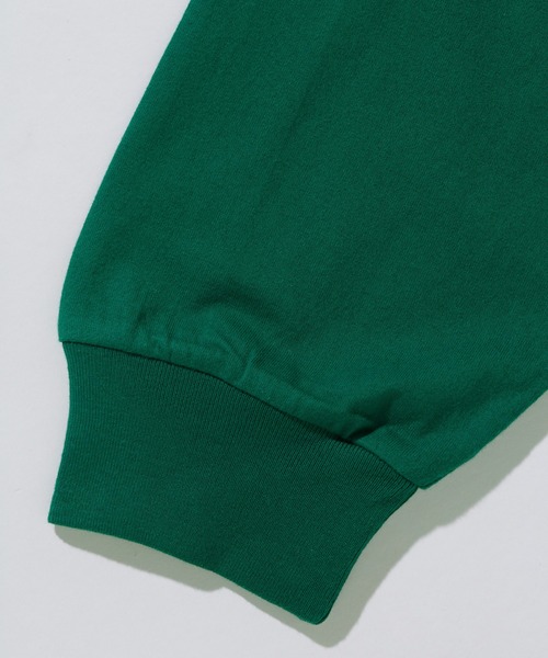 XLARGE(エクストララージ)の「MINI STANDARD LOGO L/S POCKET TEE(Tシャツ/カットソー・メンズ・ホワイト/グリーン/パープル/ブラック・XL/S/L/M)」の9枚目の写真
