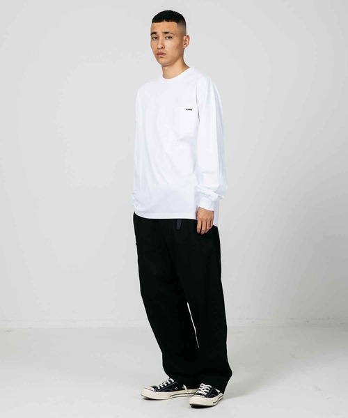 XLARGE(エクストララージ)の「MINI STANDARD LOGO L/S POCKET TEE(Tシャツ/カットソー・メンズ・ホワイト/グリーン/パープル/ブラック・XL/S/L/M)」の14枚目の写真