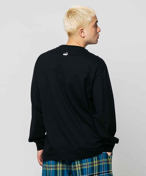 XLARGE(エクストララージ)の「MINI STANDARD LOGO L/S POCKET TEE(Tシャツ/カットソー・メンズ・ホワイト/グリーン/パープル/ブラック・XL/S/L/M)」の22枚目の写真