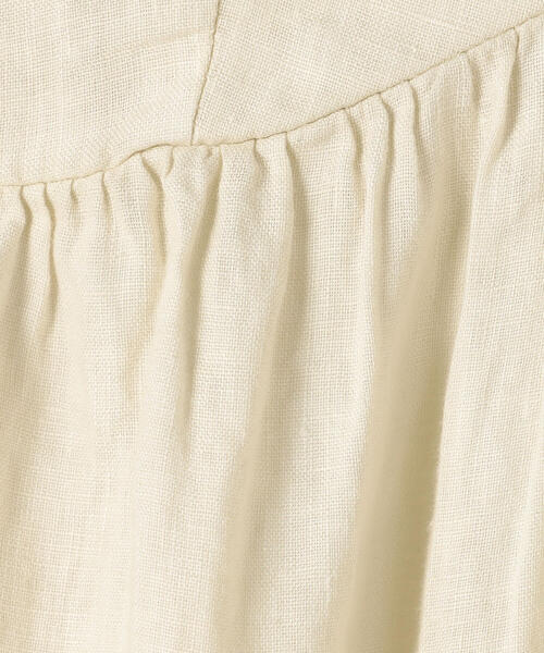 JAMES PERSE（ジェームスパース）の「ライトウェイトリネン スリーブレスエンパイアワンピース WKO6673（ワンピース・レディース・グレー系その他/ブラック系その他/サックスブルー・0/2/1）」の6枚目の写真