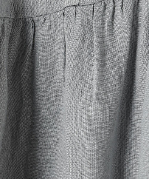 JAMES PERSE（ジェームスパース）の「ライトウェイトリネン スリーブレスエンパイアワンピース WKO6673（ワンピース・レディース・グレー系その他/ブラック系その他/サックスブルー・0/2/1）」の5枚目の写真