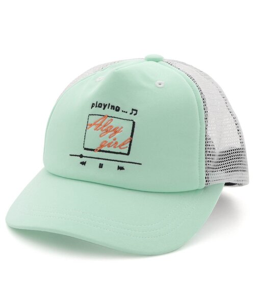 algy（アルジー）の「配色ステッチメッシュキャップ（キャップ・キッズ・ブラック/オフホワイト/ミント/ラベンダー・SMALL/MEDIUM）」の3枚目の写真