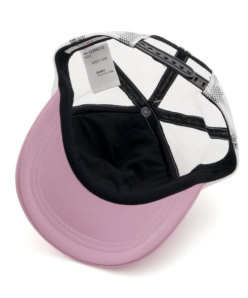 algy（アルジー）の「配色ステッチメッシュキャップ（キャップ・キッズ・ブラック/オフホワイト/ミント/ラベンダー・SMALL/MEDIUM）」の5枚目の写真