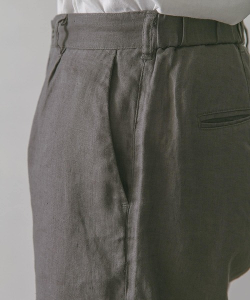 URBAN RESEARCH DOORS（アーバンリサーチドアーズ）の「リネンイージーショーツ（その他パンツ・メンズ・ホワイト系その他/スミクロ/ブルー・LARGE/MEDIUM）」の22枚目の写真