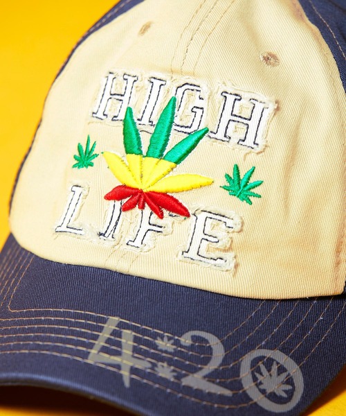 babyShoop(ベイビーシュープ)の「HIGH LIFE ロゴCAP(キャップ・レディース・グレー/ブラック/ネイビー・FREE)」の8枚目の写真