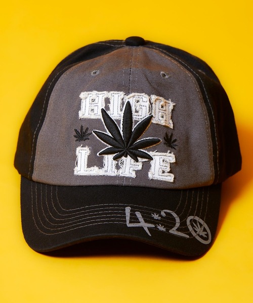 babyShoop(ベイビーシュープ)の「HIGH LIFE ロゴCAP(キャップ・レディース・グレー/ブラック/ネイビー・FREE)」の10枚目の写真