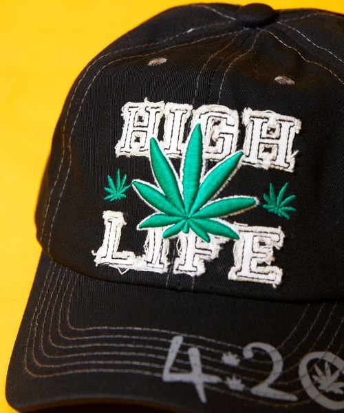 babyShoop(ベイビーシュープ)の「HIGH LIFE ロゴCAP(キャップ・レディース・グレー/ブラック/ネイビー・FREE)」の9枚目の写真