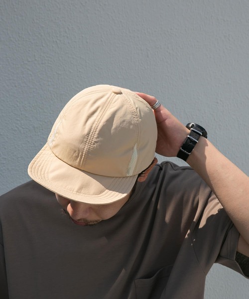 EKAL(エカル)の「『別注』WILDTHINGS×EKAL サプレックスナイロンキャップ(キャップ・メンズ・ベージュ/ブラック/グレー系その他・ONE)」の7枚目の写真