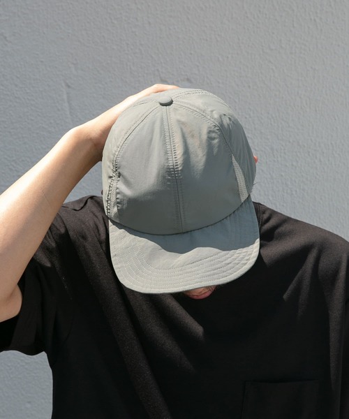EKAL(エカル)の「『別注』WILDTHINGS×EKAL サプレックスナイロンキャップ(キャップ・メンズ・ベージュ/ブラック/グレー系その他・ONE)」の4枚目の写真