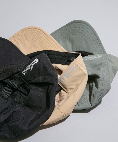EKAL(エカル)の「『別注』WILDTHINGS×EKAL サプレックスナイロンキャップ(キャップ・メンズ・ベージュ/ブラック/グレー系その他・ONE)」の5枚目の写真