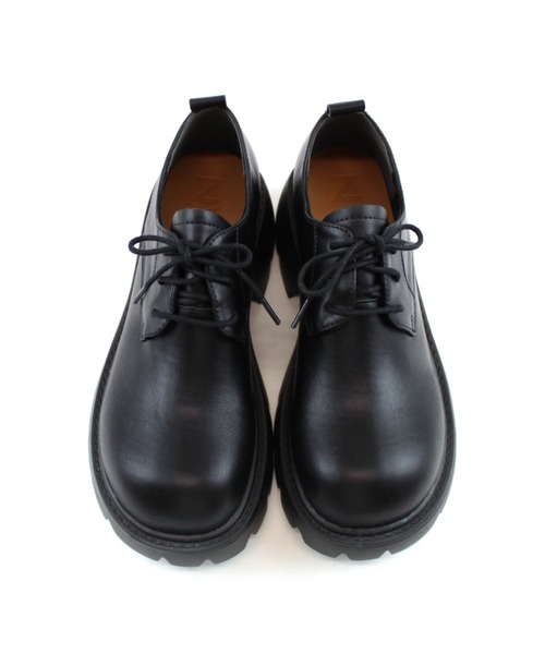 VIVIAN（ヴィヴィアン）の「厚底3ホールレースアップシューズ（ドレスシューズ・レディース・ブラック/ブラウン/グリーン・LL/S/M/L）」の18枚目の写真