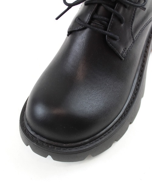 VIVIAN（ヴィヴィアン）の「厚底3ホールレースアップシューズ（ドレスシューズ・レディース・ブラック/ブラウン/グリーン・LL/S/M/L）」の21枚目の写真